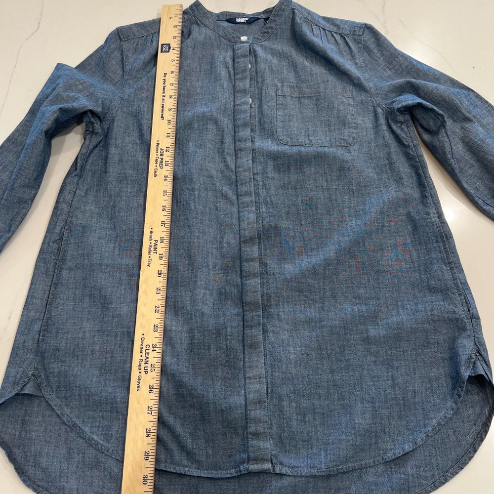 Lands End Petite chambray tunic - Picture 6 of 8